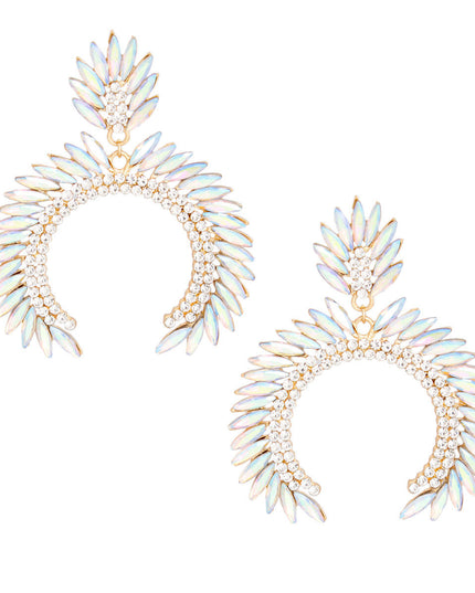 Drop Large AURBO Arch Statement Earrings for Women