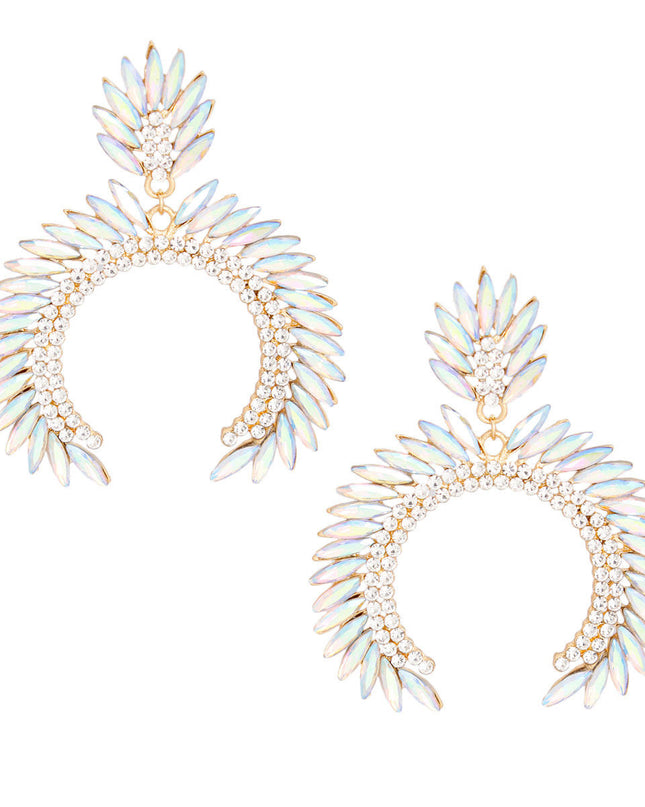 Drop Large AURBO Arch Statement Earrings for Women