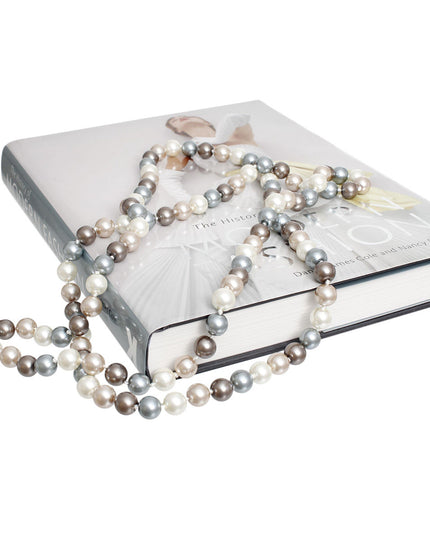Necklace Multi Glass 12mm Pearls for Women