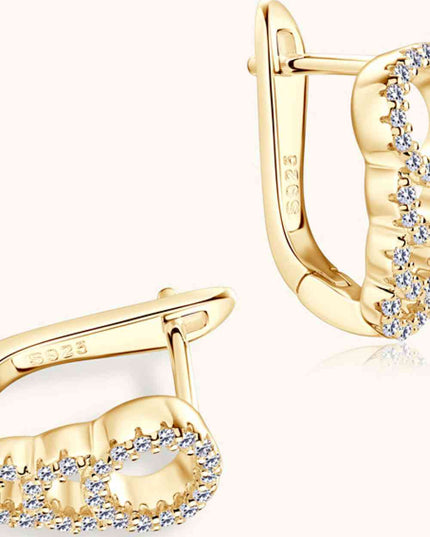 Moissanite 925 Sterling Silver Earrings