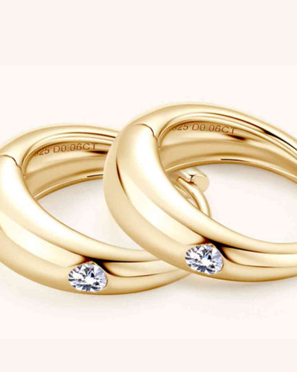 Moissanite 925 Sterling Silver Earrings