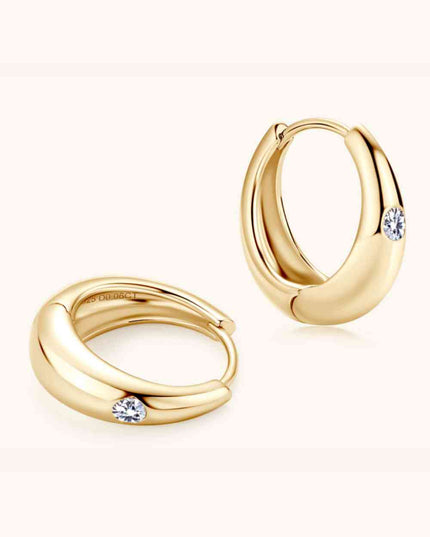 Moissanite 925 Sterling Silver Earrings