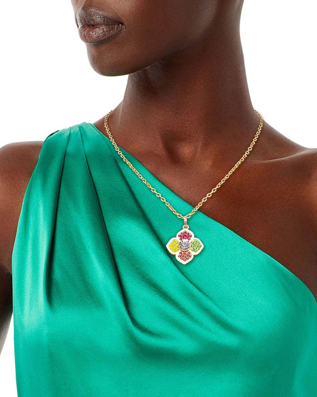 Multi-Color Magic: Flower Necklace