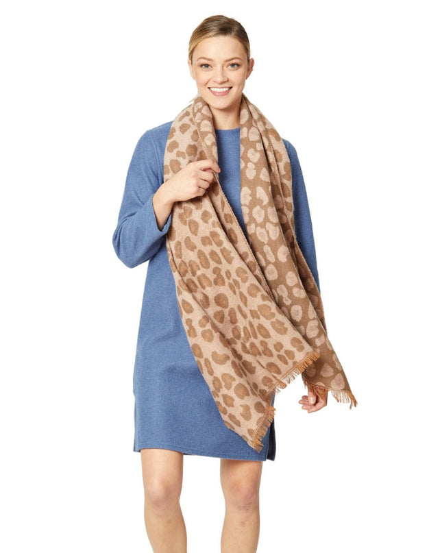 Pink Leopard Reversible Cozy Scarf