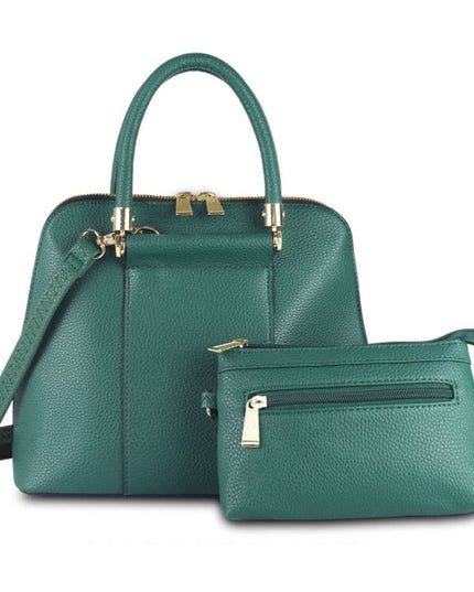 Purse Green Bowling Bag Set for Women