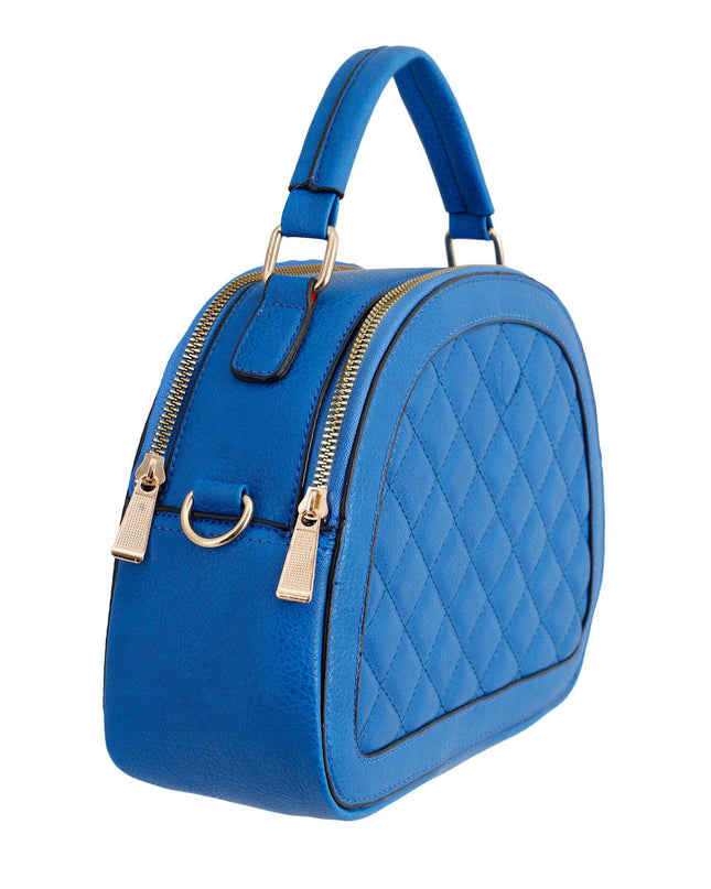 Blue Quilted Canteen Bag