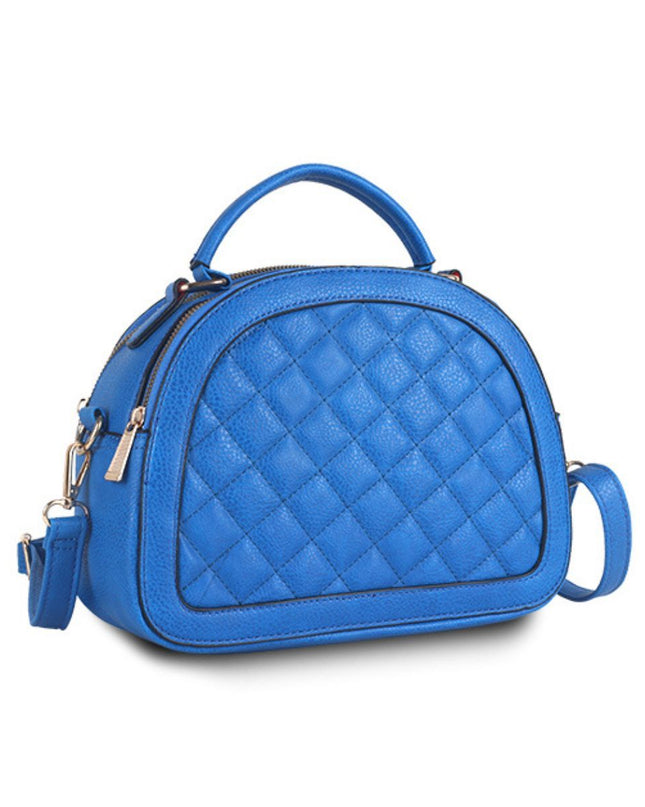 Blue Quilted Canteen Bag