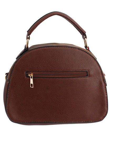 Brown Quilted Canteen Bag