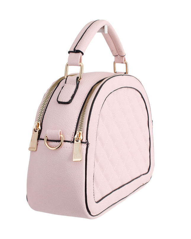 Pink Quilted Canteen Bag