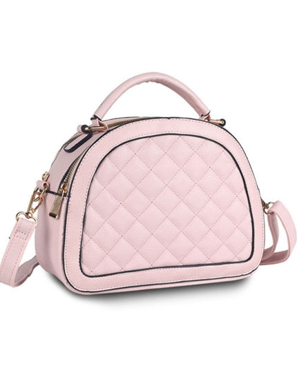 Pink Quilted Canteen Bag