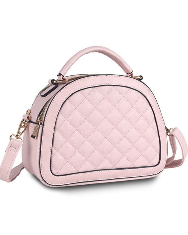 Pink Quilted Canteen Bag
