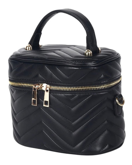 Purse Black Vanity Case Crossbody for Women