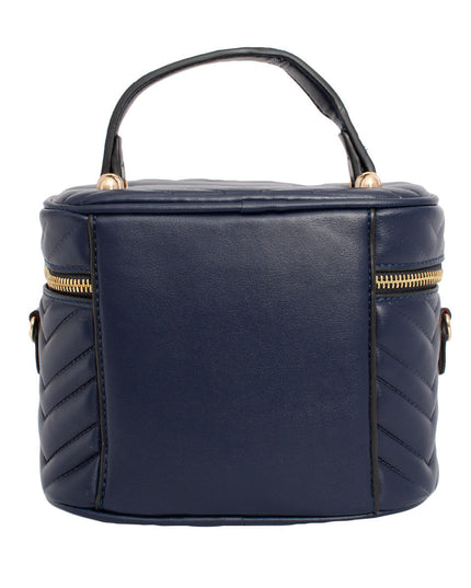 Purse Blue Vanity Case Crossbody for Women