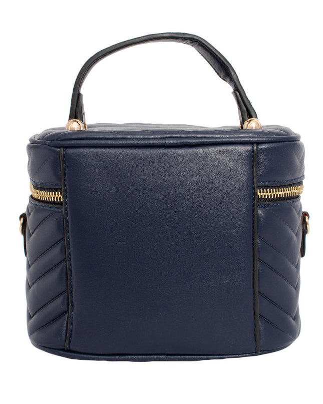 Purse Blue Vanity Case Crossbody for Women