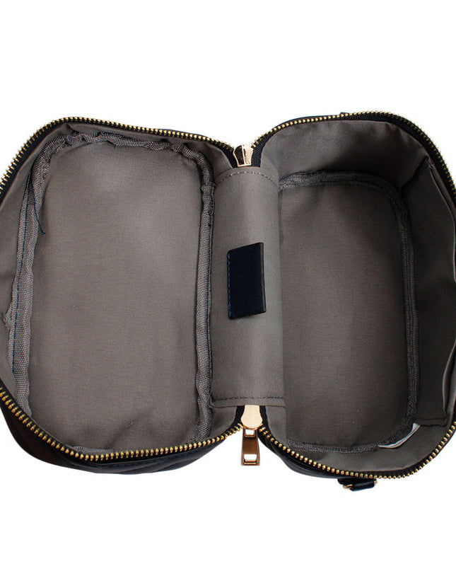 Purse Blue Vanity Case Crossbody for Women