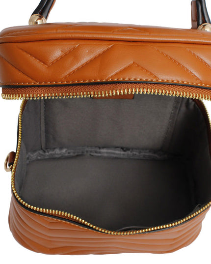 Purse Camel Vanity Case Crossbody for Women