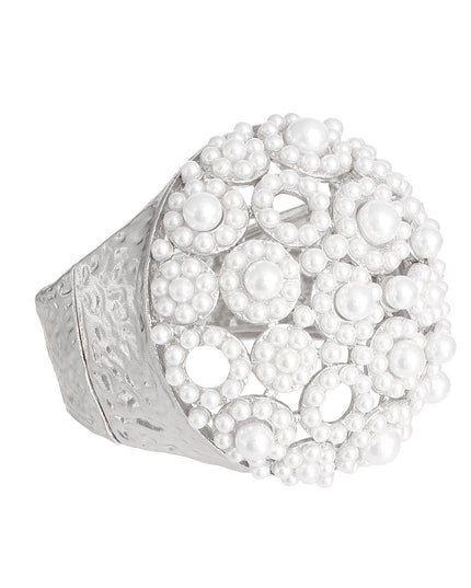 White Chunky Domed Cuff