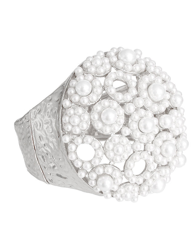 White Chunky Domed Cuff