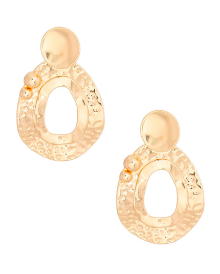 Dangle Gold Medium Bubble Drop Earrings for Women