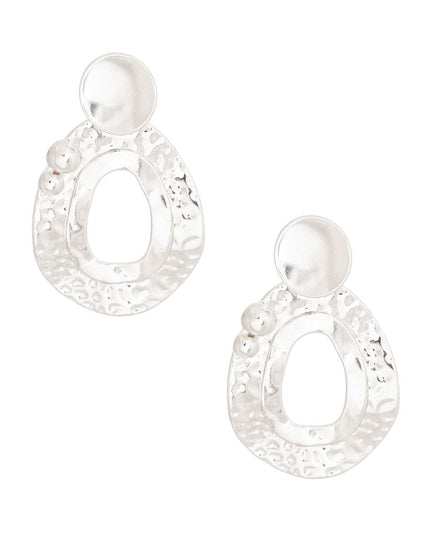 Dangle Silver Medium Bubble Drop Earring for Women