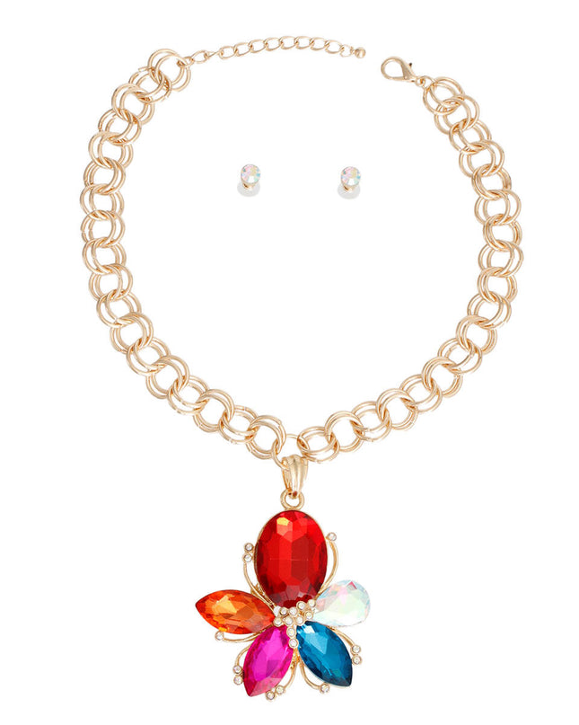 Multi Color Flower Chain Set