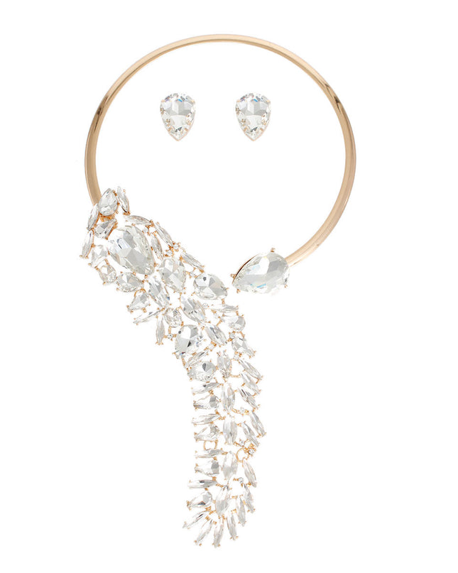 Elegant Gold Wrap Choker