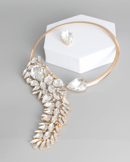 Elegant Gold Wrap Choker