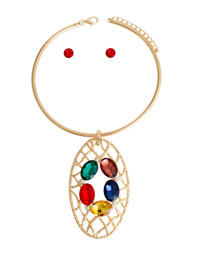 Multi Woven Oval Set