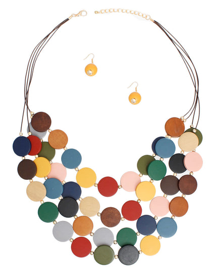 Bead Necklace Multi Long Layer Set for Women