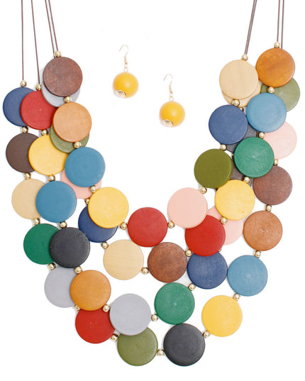 Bead Necklace Multi Long Layer Set for Women