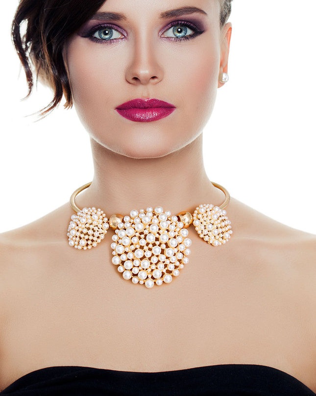 Cream Triple Dome Pendant Set