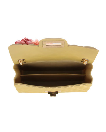 Purse Gold Quilted Jelly Crossbody Bag for Women