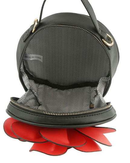 Red Flower Canteen Bag