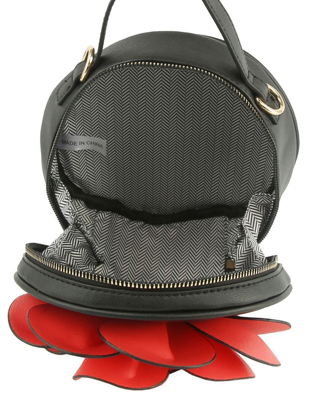 Red Flower Canteen Bag