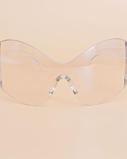 Sunglasses Butterfly Mask Clear Eyewear for Women