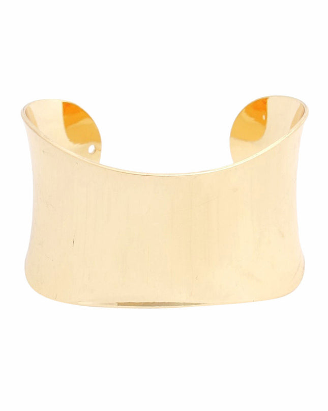 Cuff Gold Polished Bracelet for Women