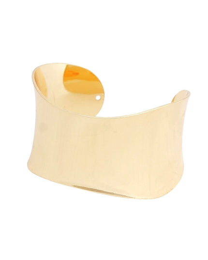 Cuff Gold Polished Bracelet for Women