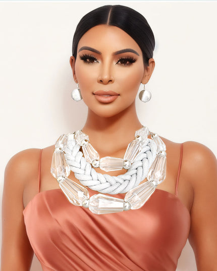 Crystal Clear Faceted Ensemble