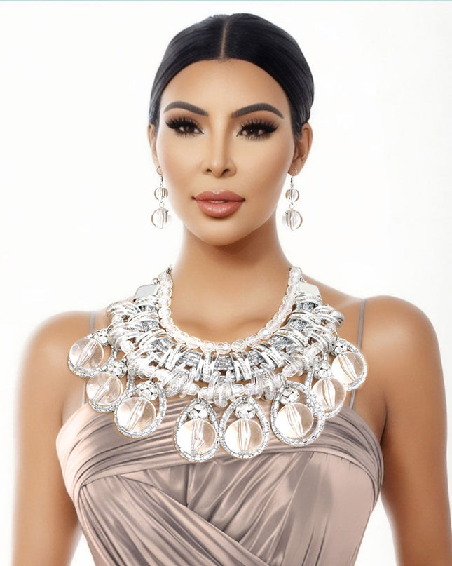 Radiant Silver Ball Drop Ensemble