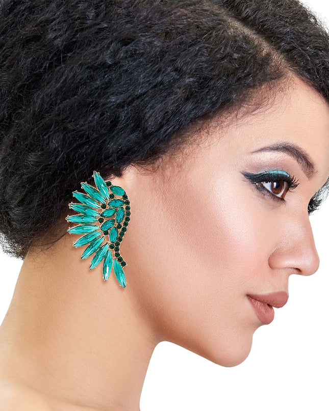Green Wing Earrings